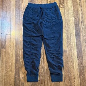 Athleta Attitude II Lined Joggers, EUC, 10 Tall, Black